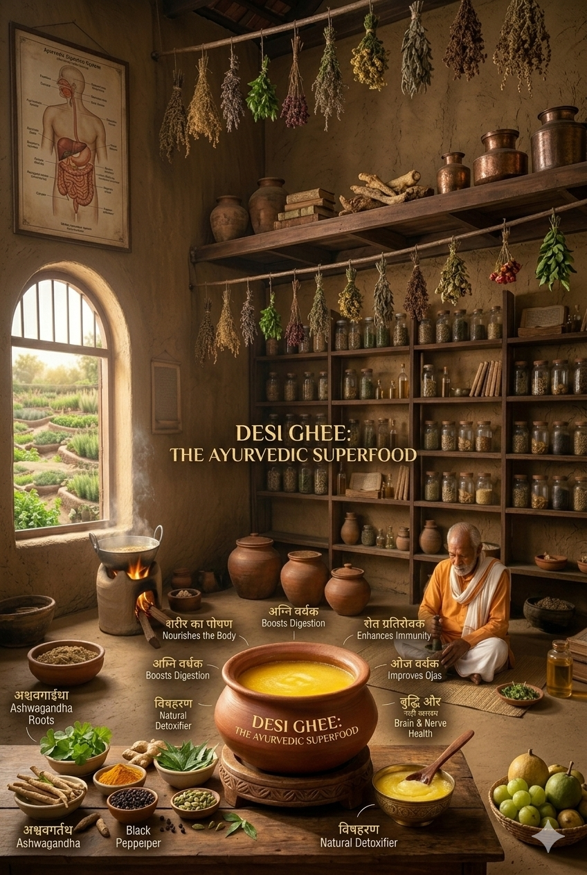 A2 Gir Cow Desi Ghee: The Ayurvedic Elixir