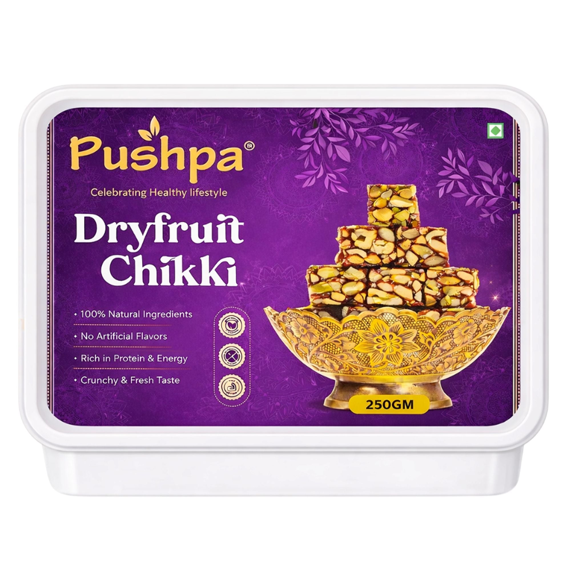 Pushpa Dryfruit Chikki - 250gm