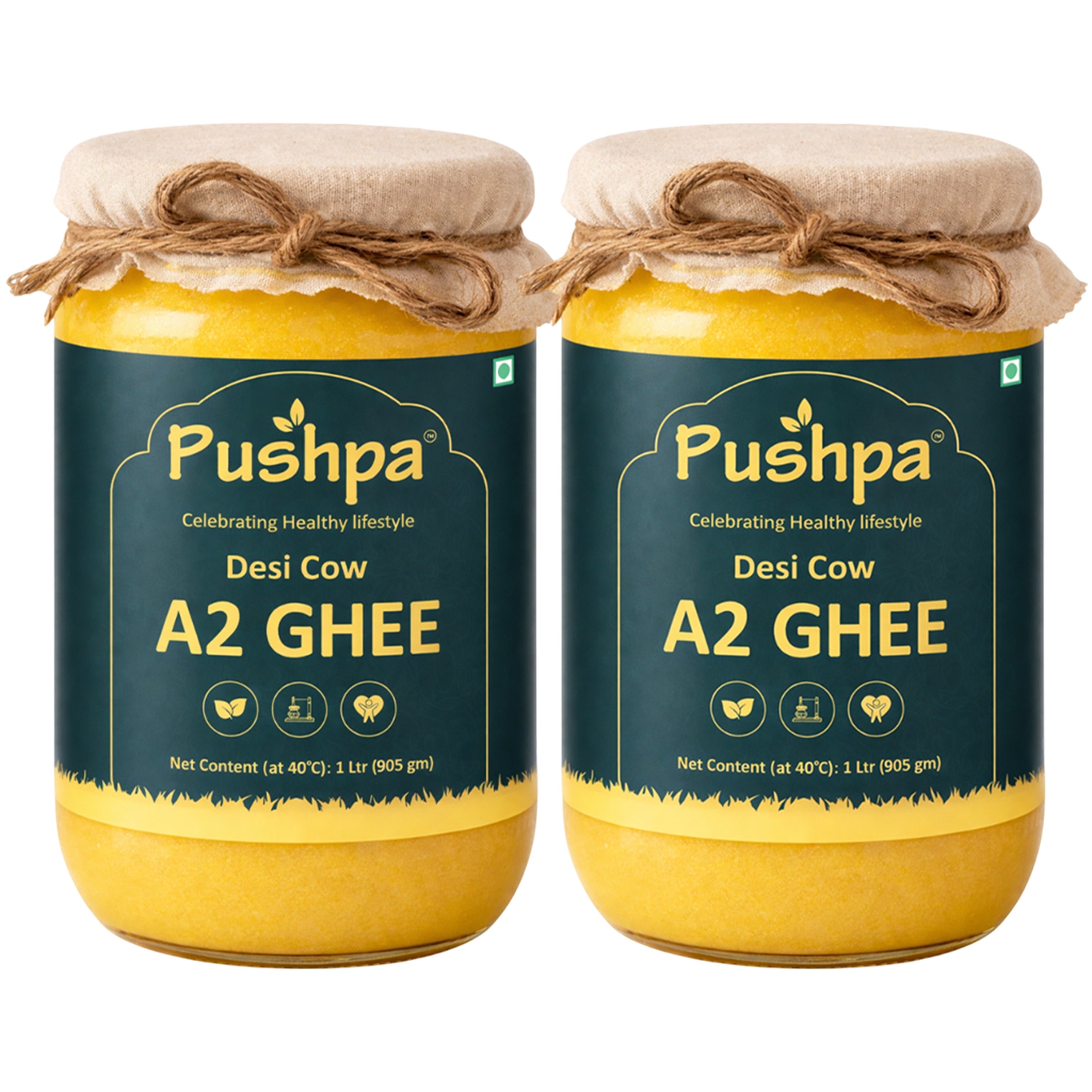 Pushpa A2 Desi Cow Ghee - 2L
